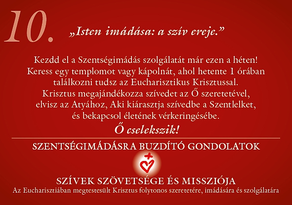 Isten imádása: a szív ereje