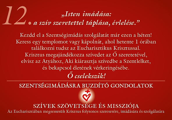 Isten imádása: a szív szeretettel táplálása és érlelése