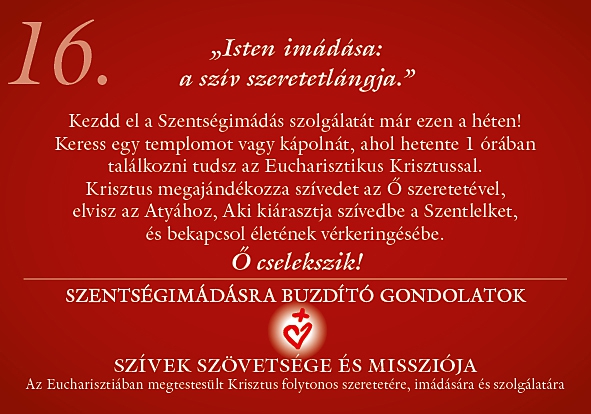 Isten imádása: a szív szeretetlángja