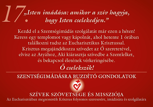Isten imádása: amikor a szív hagyja, hogy az Isten cselekedjen