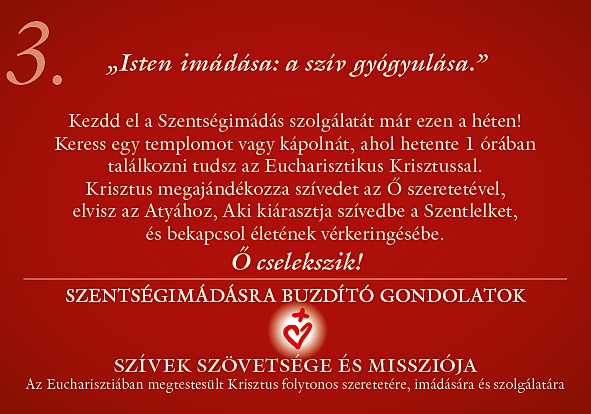 Isten imádása: a szív gyógyulása