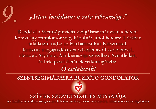 Isten imádása: a szív bölcsessége